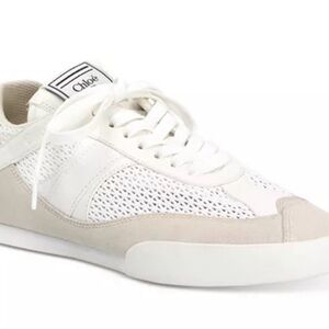 Chloé Kick Leather & Mesh Sneakers